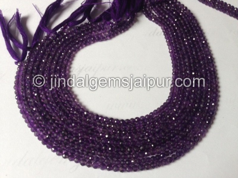 Amethyst Faceted Round Beads